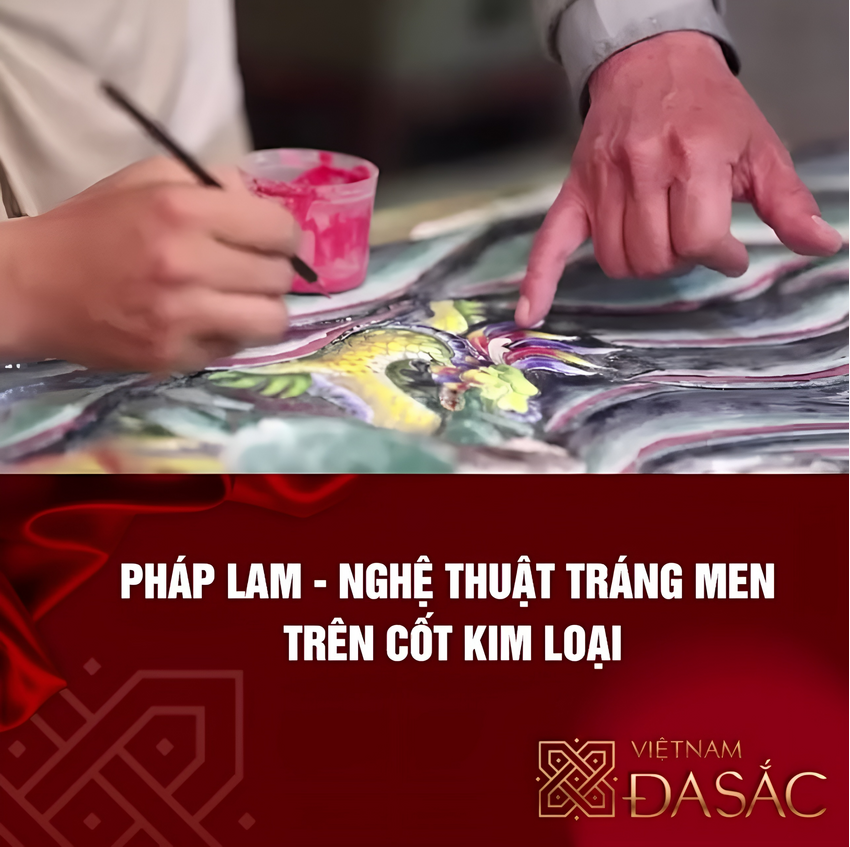 Pháp Lam - Nghệ Thuật Tráng Men Trên Cốt Kim Loại